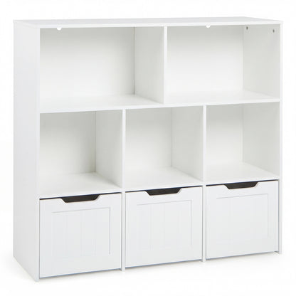 Toy Storage Organizer, 3 Drawers, 5 Cubbies, White Kids Storage at Gallery Canada