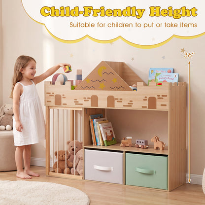 Toy Storage Organizer with Shelves, Natural Kids Storage at Gallery Canada