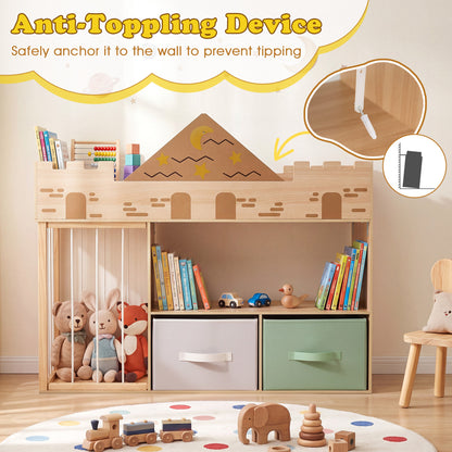 Toy Storage Organizer with Shelves, Natural Kids Storage at Gallery Canada