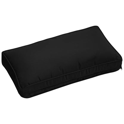 14pc Patio Rattan Sofa Set, Polyester Cover Replacement, Black Patio Chair Cushions at Gallery Canada