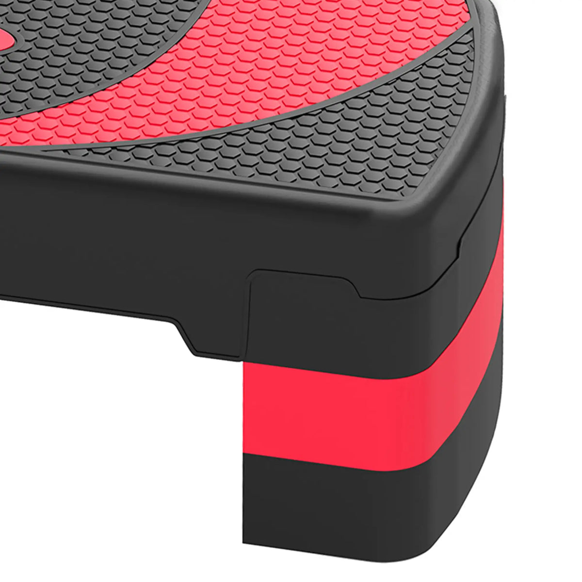 Adjustable Aerobic Stepper, Exercise Step Platform, 4"-6"-8", Red Aerobic Equipment at Gallery Canada
