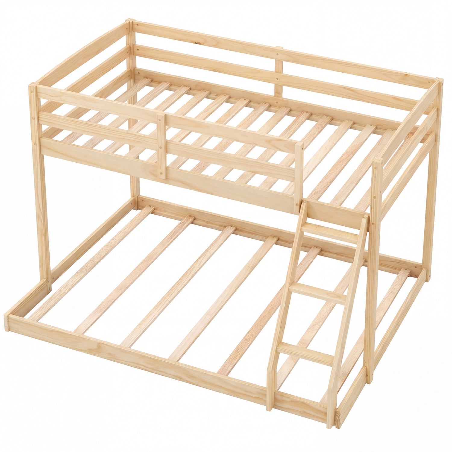 Twin Over Full Bunk Bed Frame, Natural Bunk Bed Frame at Gallery Canada