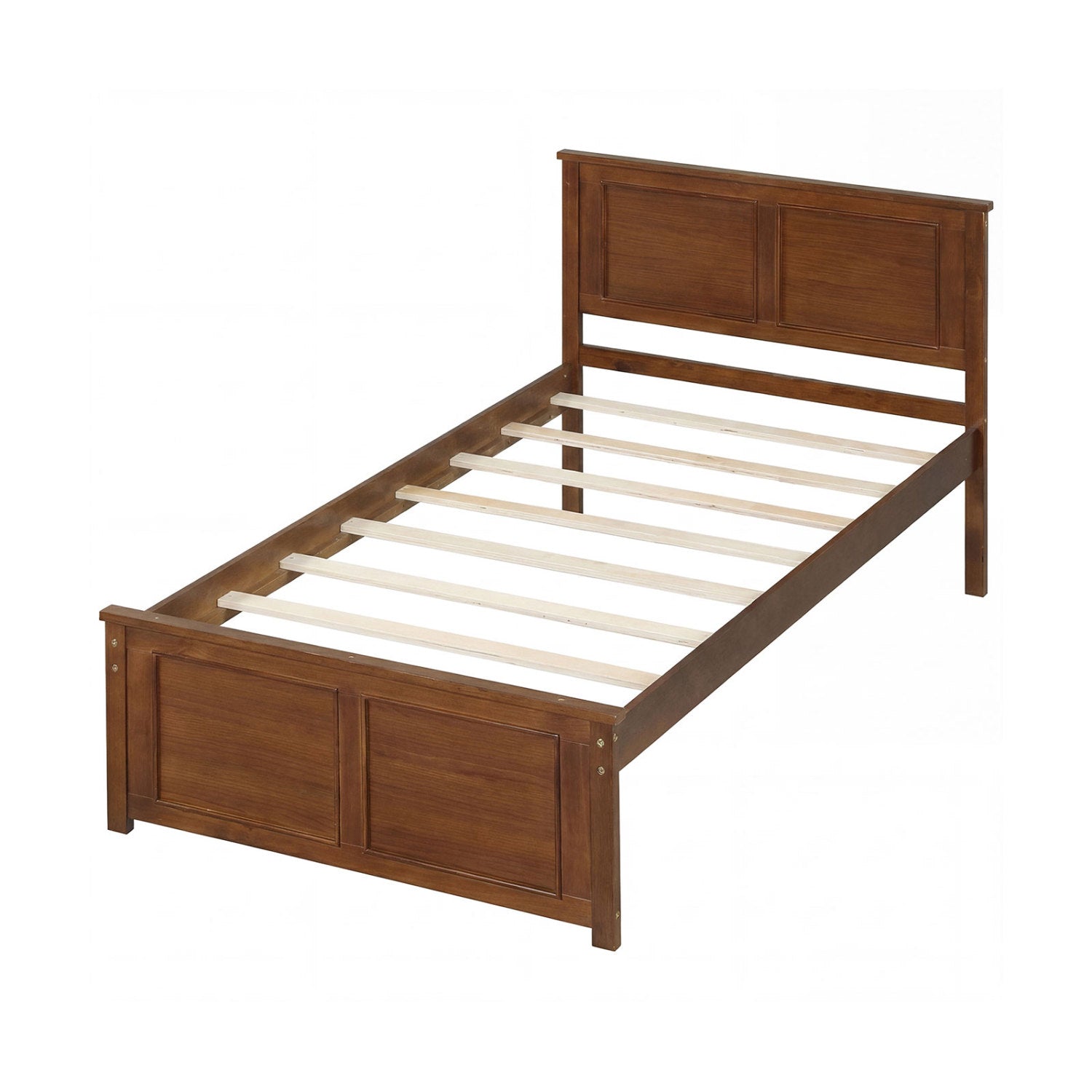 Twin Wood Platform Bed Frame With Headboard Simple Bed Frame at Gallery Canada