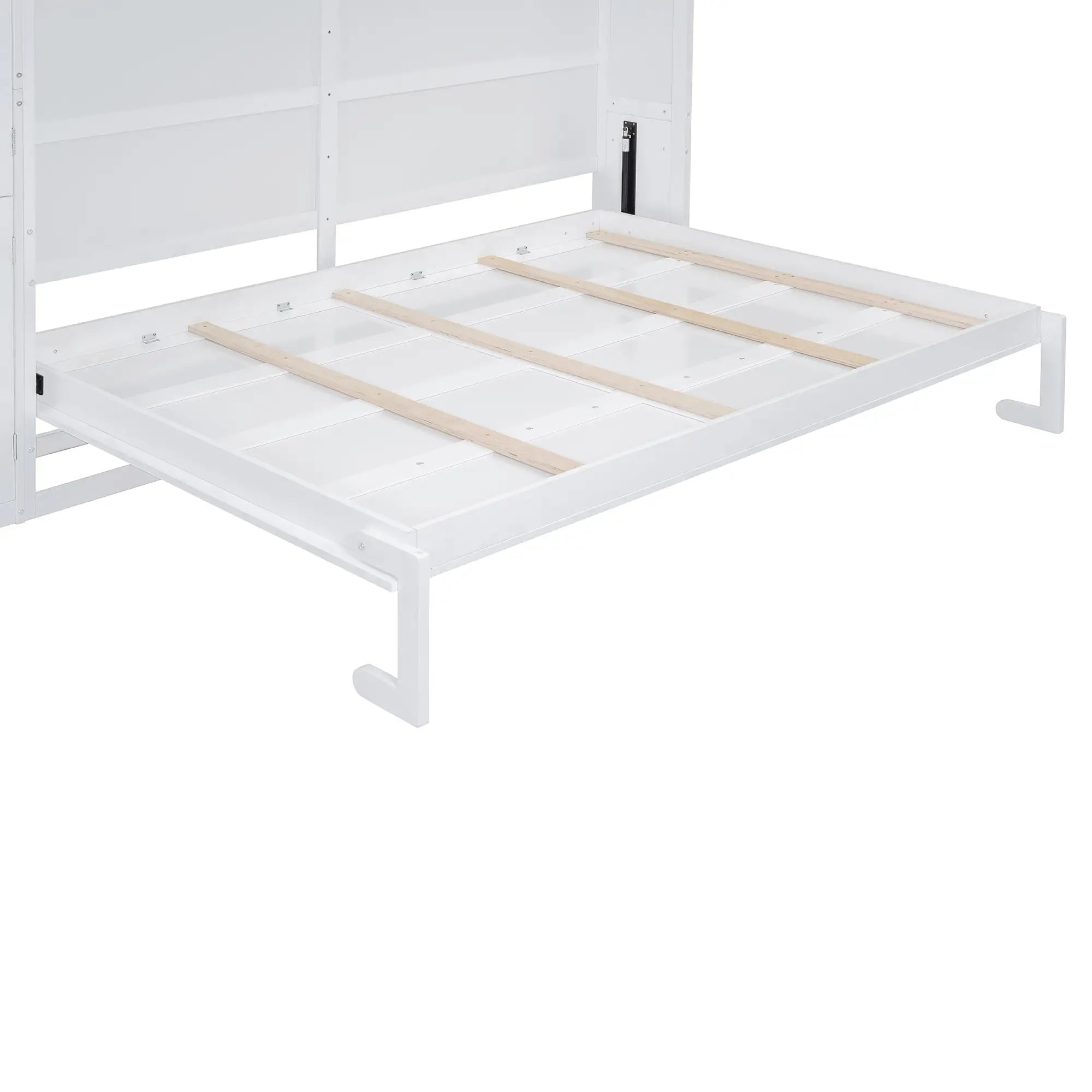 Murphy Bed with Cabinets, Space-Saving Design, 117.5