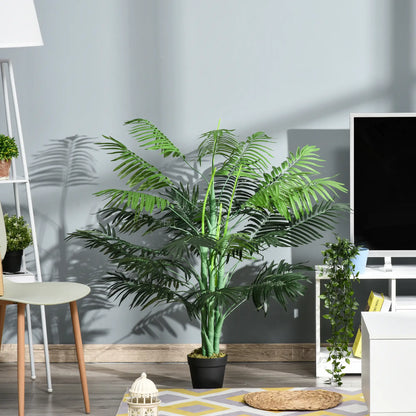 4FT Artificial Palm Tree, Fake Tropical Plant, Green Artificial Trees at Gallery Canada