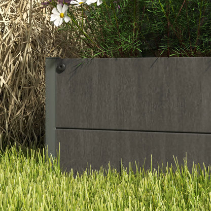 Trellis Planter, Raised Garden Bed, Dark Grey Wooden Planter Boxes at Gallery Canada