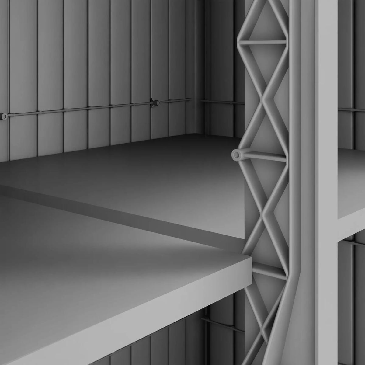 127 Gallon Outdoor Storage Cabinet, Grey Sheds at Gallery Canada