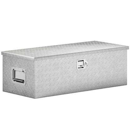 30 Inch Truck Bed Tool Box, Heavy Duty Aluminum Diamond Plate Trailer Tongue Box Tool Organizers at Gallery Canada