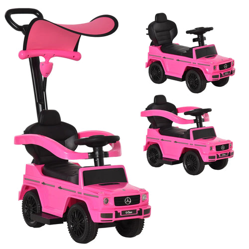 Mercedes-Benz G350 Licensed Push Car, Pink