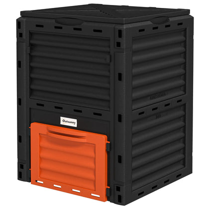 Outdoor Compost Bin, Fast Soil Creation, 80 Gallon, Orange Outdoor Compost Bin Orange at Gallery Canada