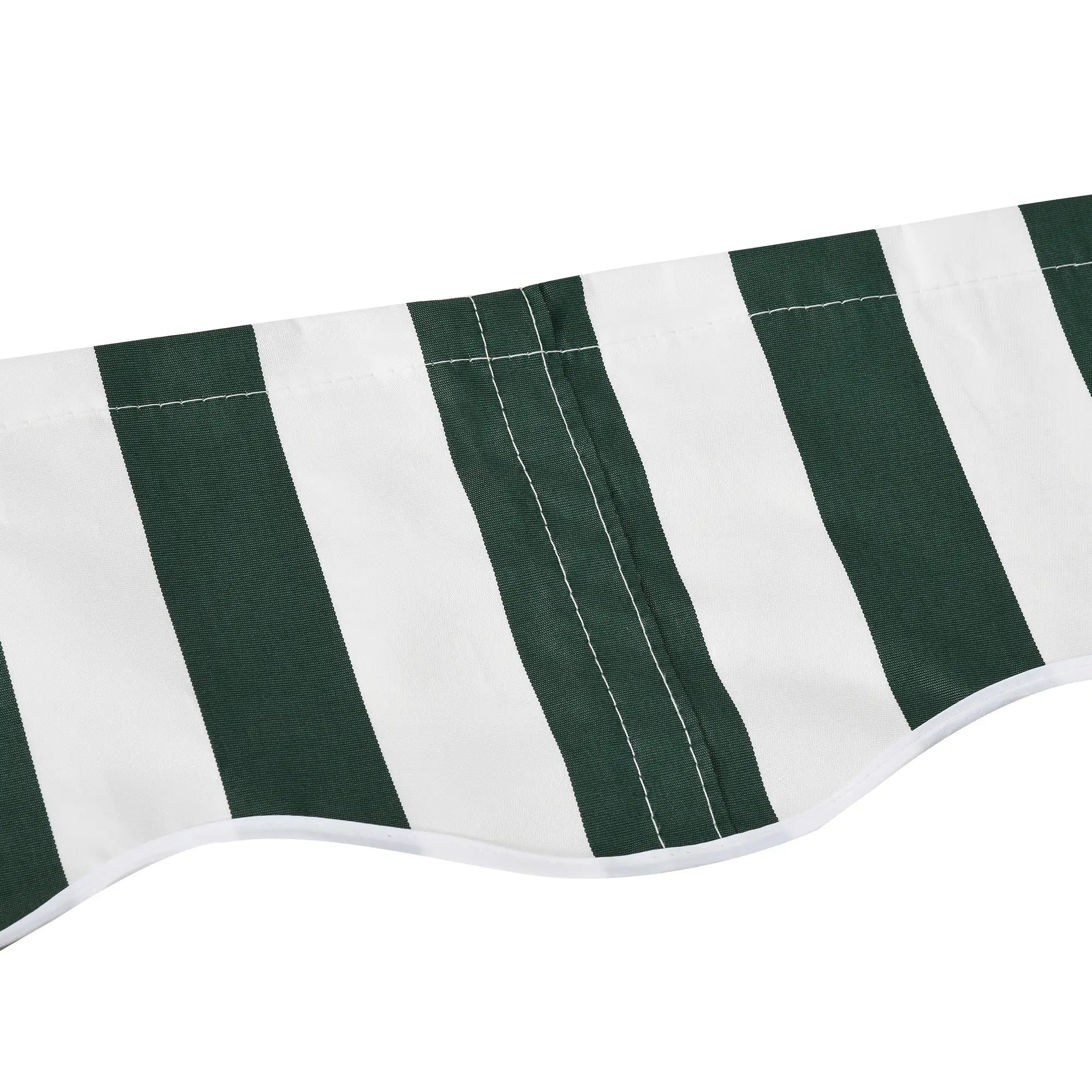 11' X 10' Retractable Awning Fabric Replacement, Uv Protection, Green And White Awning Fabric Replacement at Gallery Canada