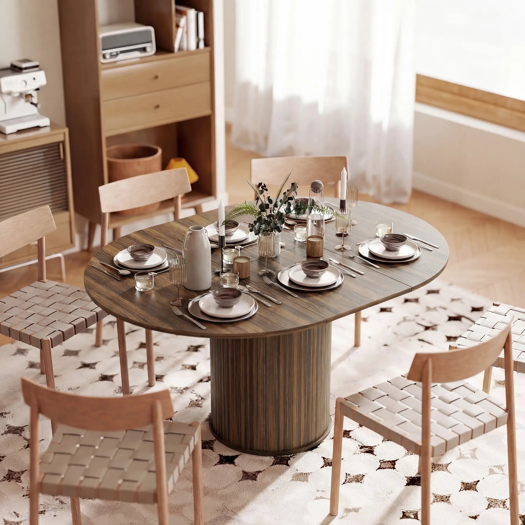 Extendable Kitchen Table, 43.5