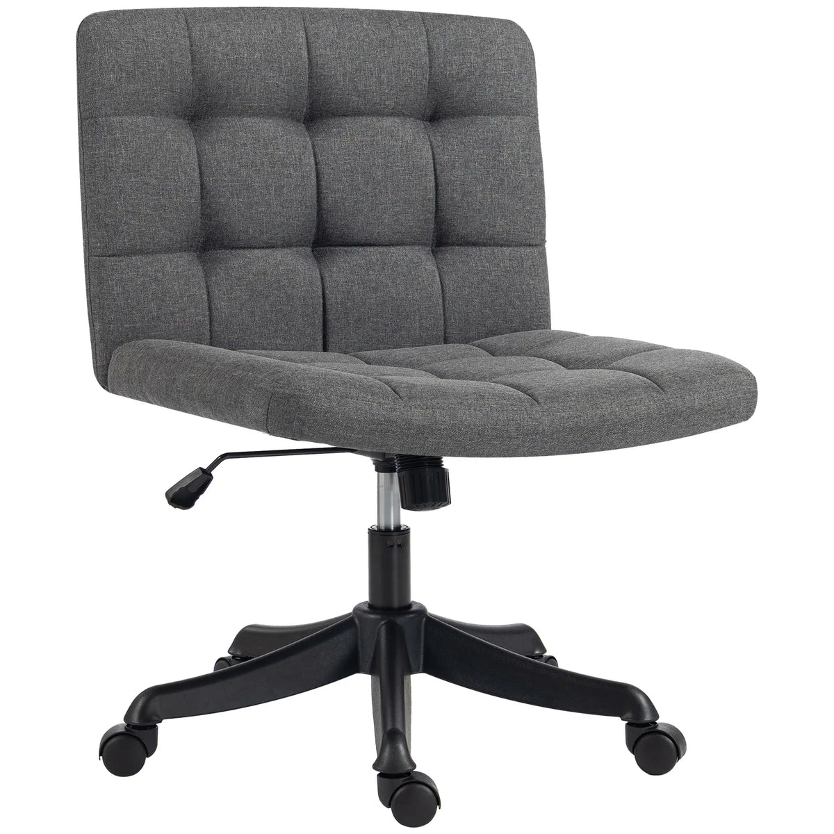 Linen Desk Chair, Rocking Swivel, Dark Grey Task Chairs Multi Colour at Gallery Canada
