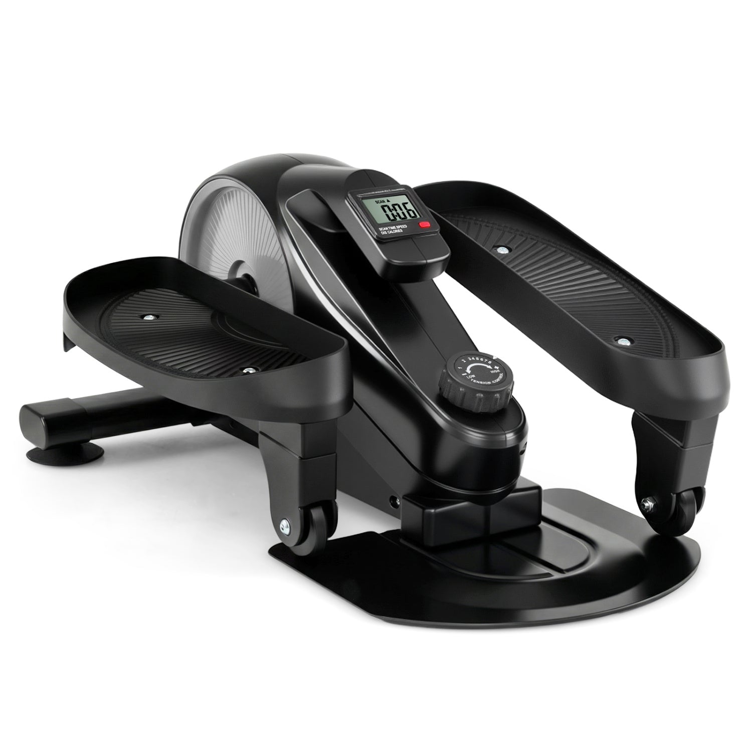 Under Desk Elliptical Pedal Exerciser, Adjustable Magnetic Resistance, Silver Elliptical Trainers at Gallery Canada
