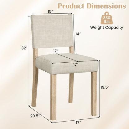 Upholstered Dining Chairs Set of 4, Beige Dining Chairs at Gallery Canada