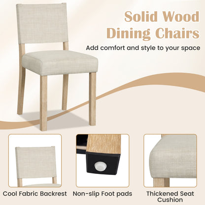 Upholstered Dining Chairs Set of 4, Beige Dining Chairs at Gallery Canada