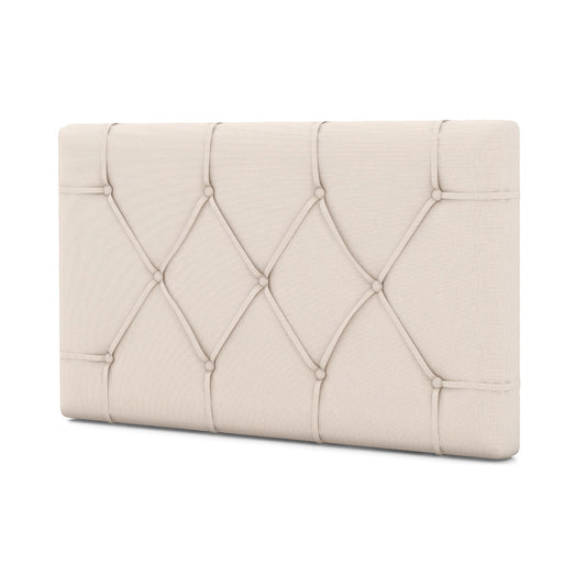 Upholstered Headboard, Twin Size, Fabric, Beige Bedding Beige at Gallery Canada