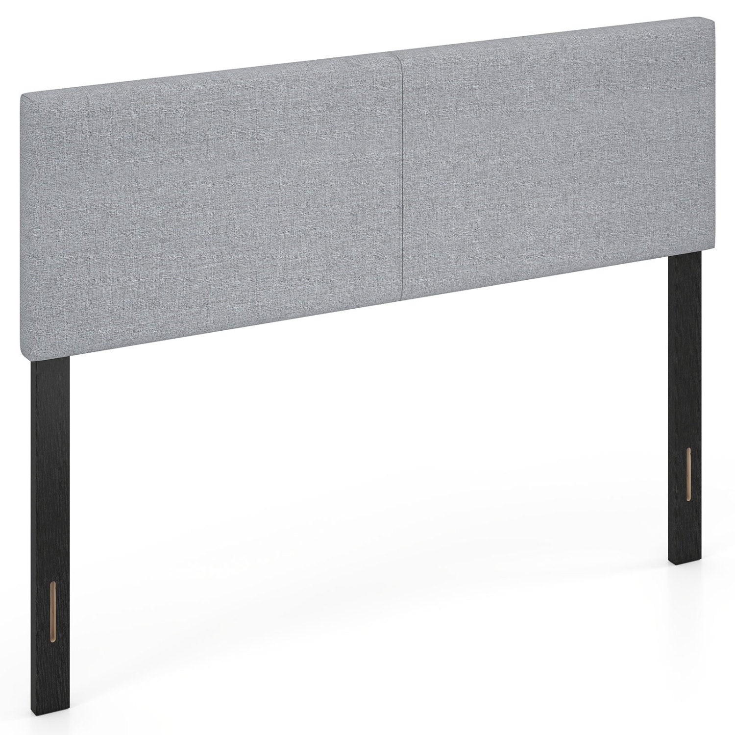 Upholstered Headboard, Queen/Full, Quilted Linen, Gray Headboards Gray at Gallery Canada