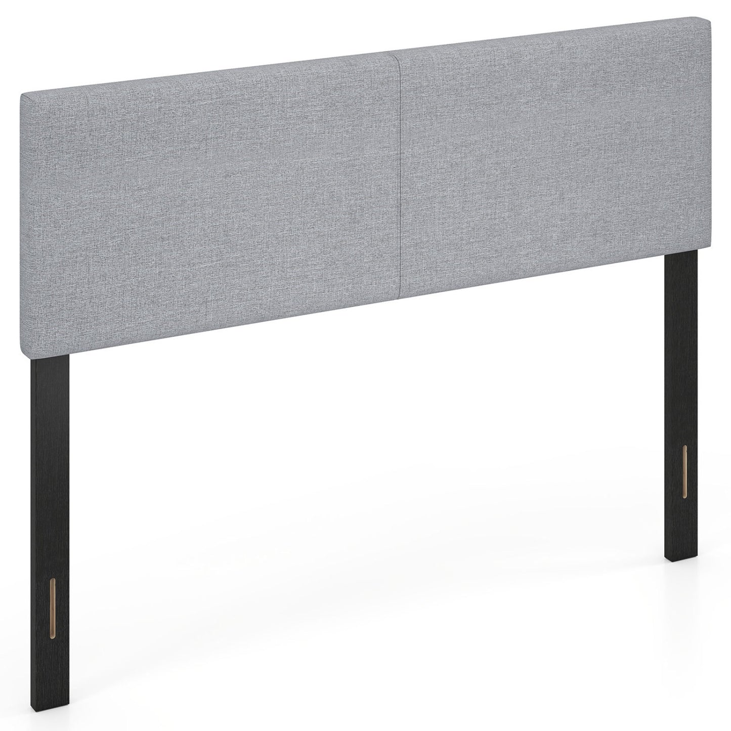 Upholstered Headboard, Queen/Full, Quilted Linen, Gray Headboards Gray at Gallery Canada