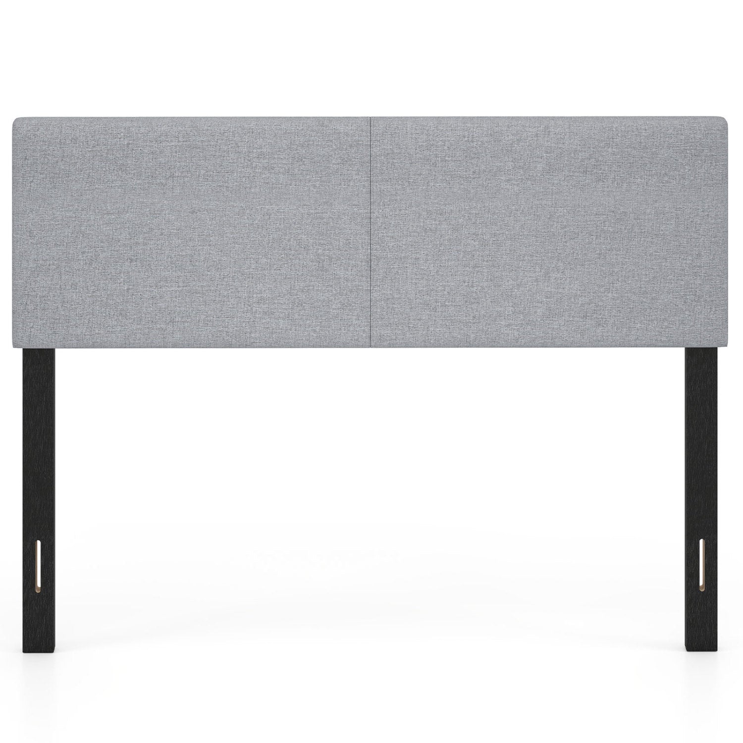 Upholstered Headboard, Queen/Full, Quilted Linen, Gray Headboards at Gallery Canada