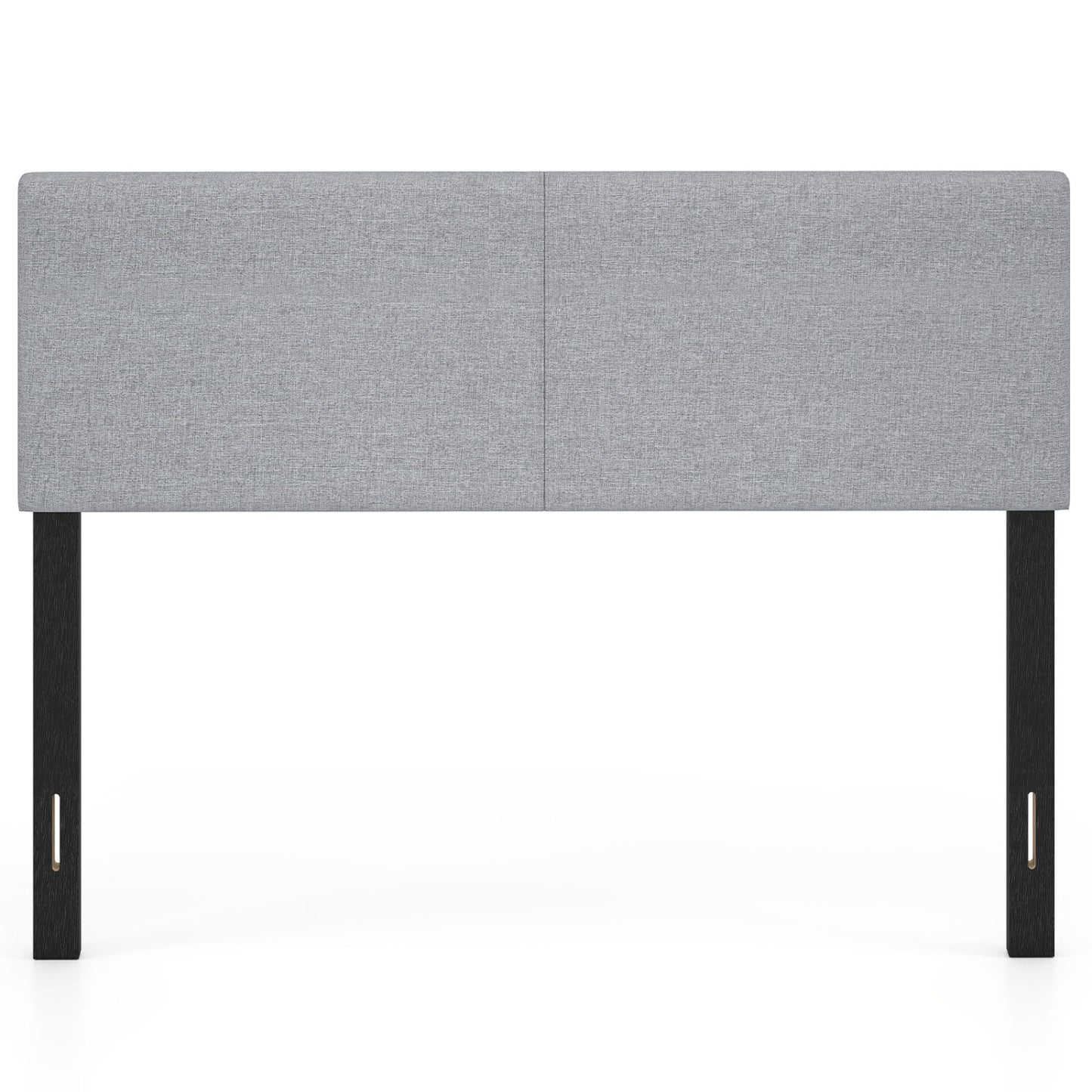 Upholstered Headboard, Queen/Full, Quilted Linen, Gray Headboards at Gallery Canada