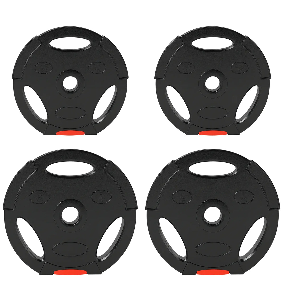 1-Inch Weight Plates, Barbell Weights Set, 2 x 11lbs + 2 x 5.5lbs Dumbbells & Barbells at Gallery Canada