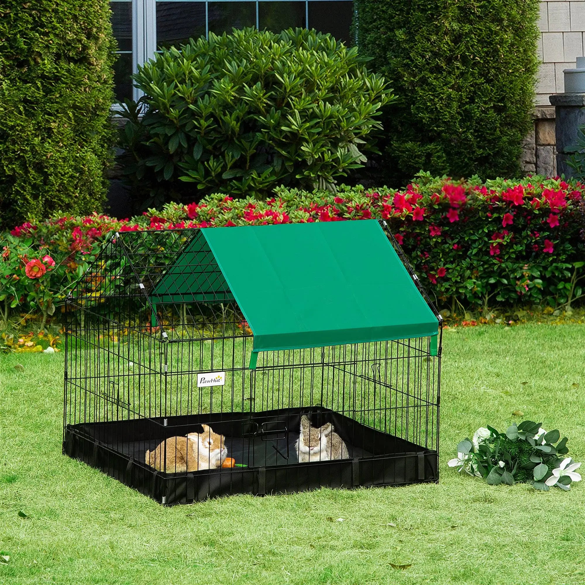 Metal Outdoor Small Animal Cage, Black Houses & Habitats at Gallery Canada