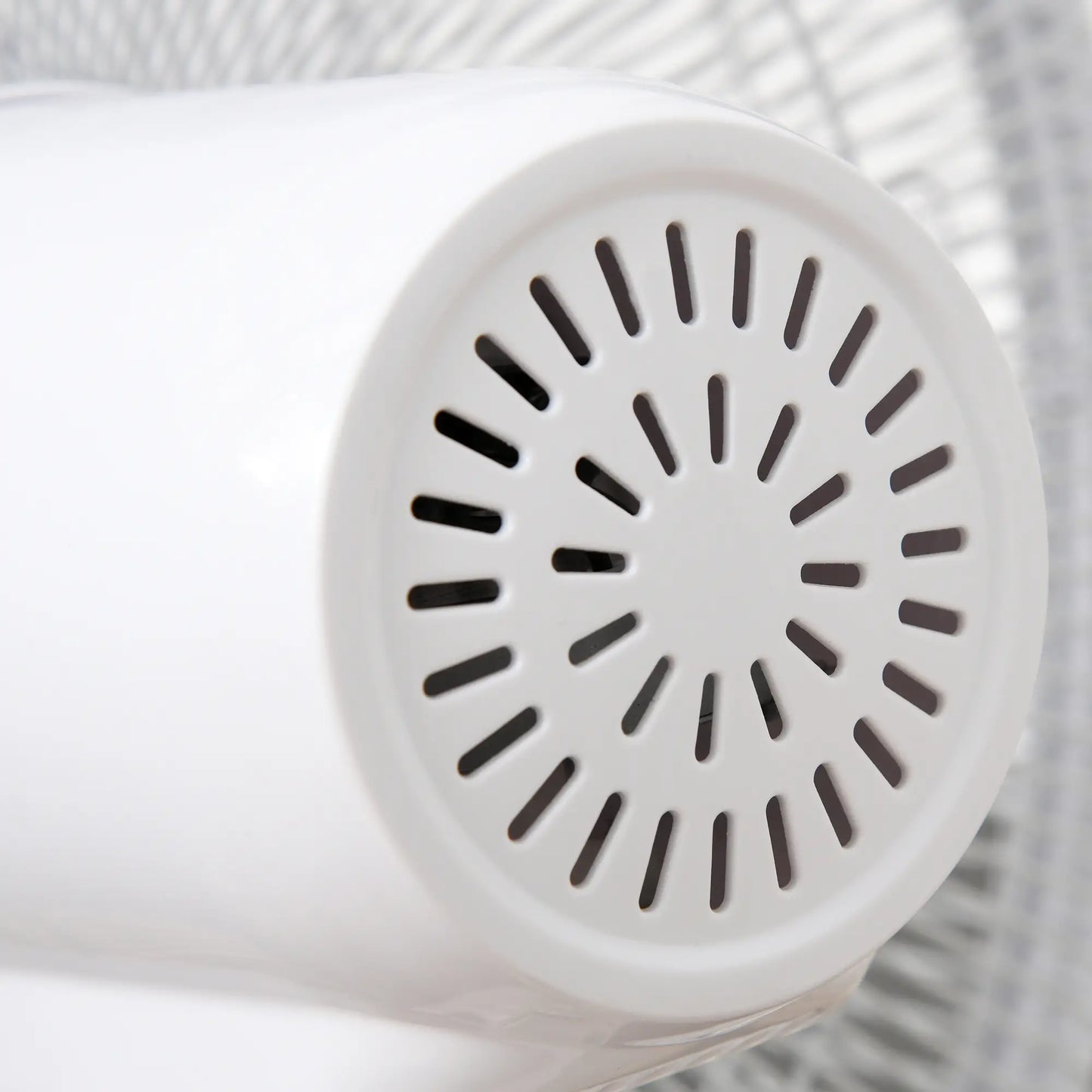 Standing Floor Fan with Remote, Tall Pedestal Fan, White Stand Fans at Gallery Canada