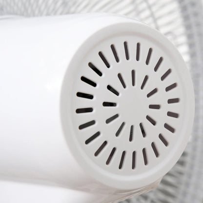 Standing Floor Fan with Remote, Tall Pedestal Fan, White Stand Fans at Gallery Canada