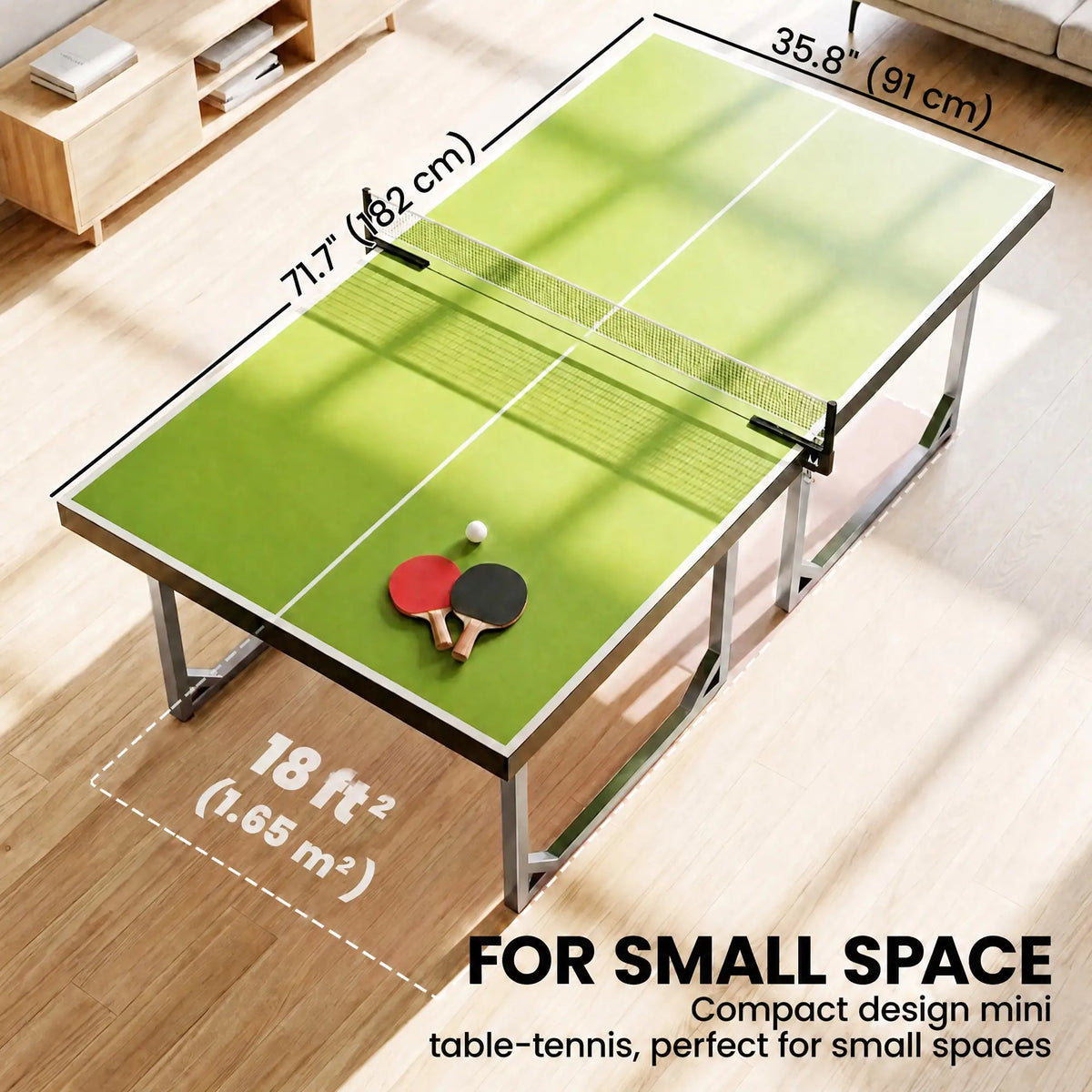 6x3 ft Folding Ping-pong Table, Green Game Tables at Gallery Canada