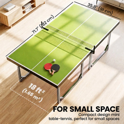 6x3 ft Folding Ping-pong Table, Green Game Tables at Gallery Canada