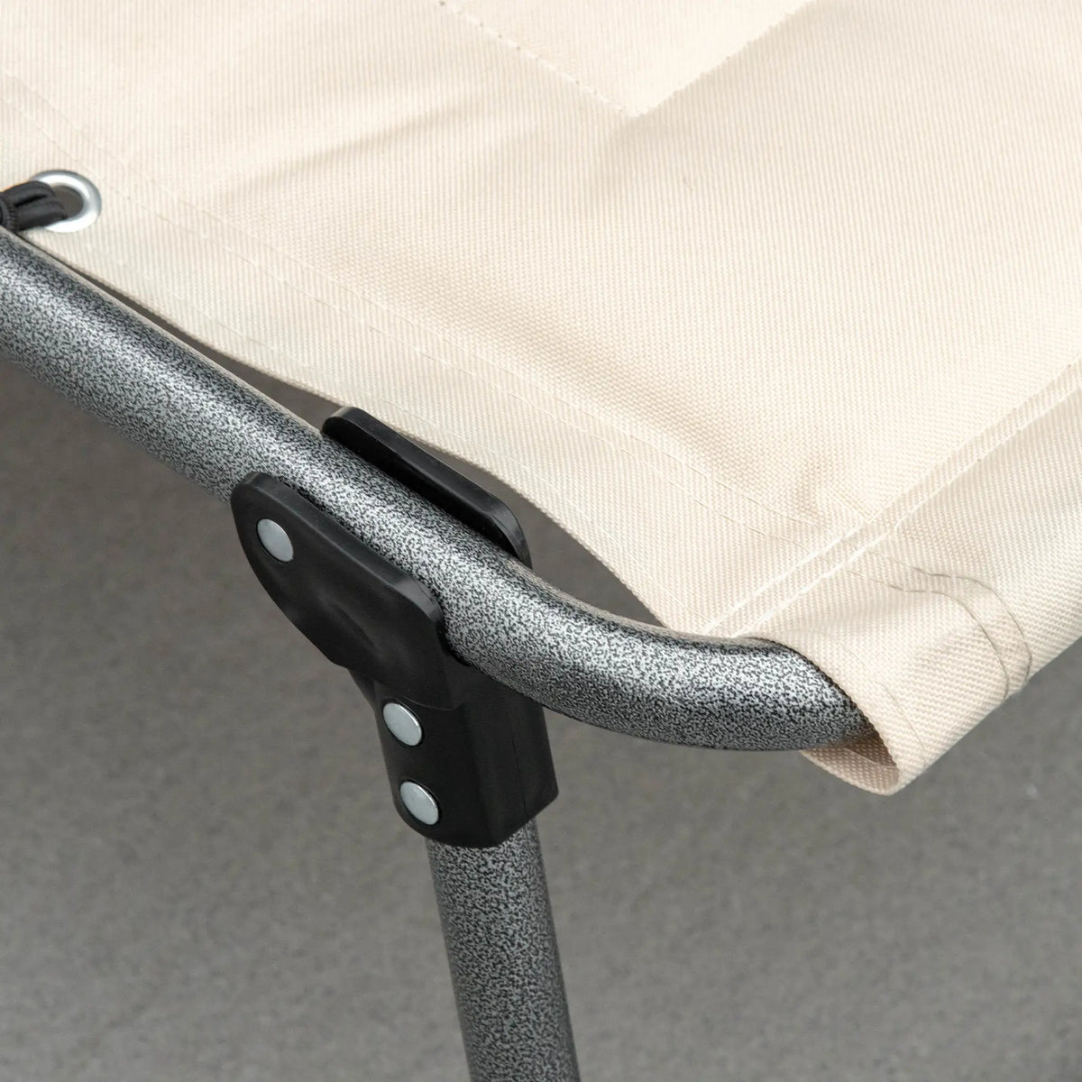 Outdoor Lounge Chair, Folding Chaise, Padded Tanning Chair, 5-Position Adjustable, Beige Lounger Chairs at Gallery Canada