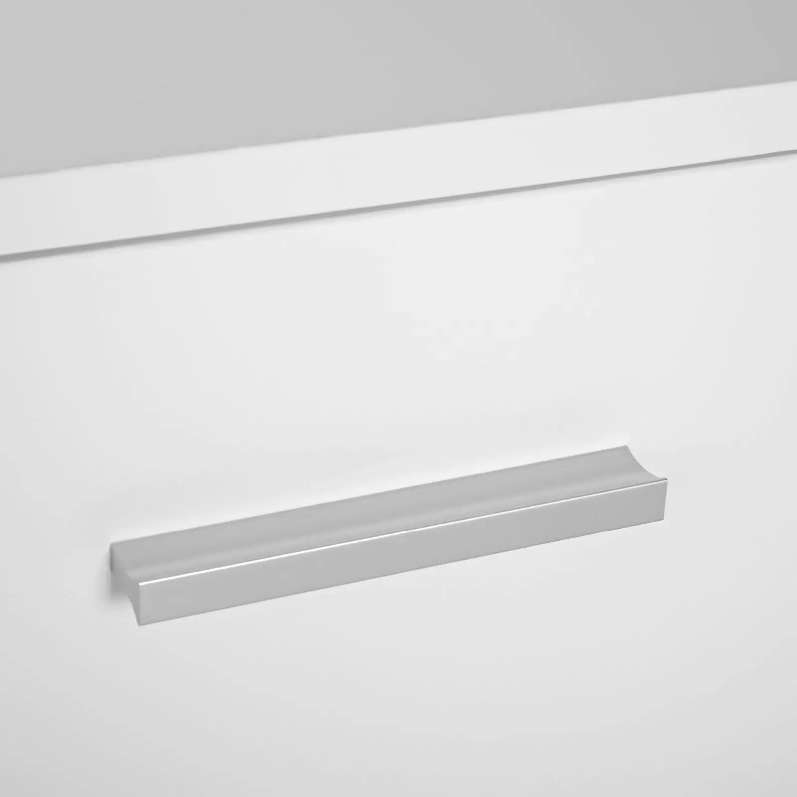 High Gloss Sideboard, 2 Drawers, 2 Doors, Adjustable Shelf, White Storage Cabinets at Gallery Canada
