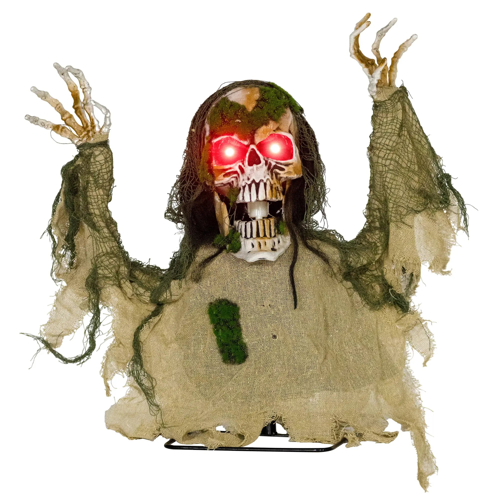 Animated Skeleton with LED Eyes, Battery Operated Halloween Decor Halloween Decorations Khaki at Gallery Canada