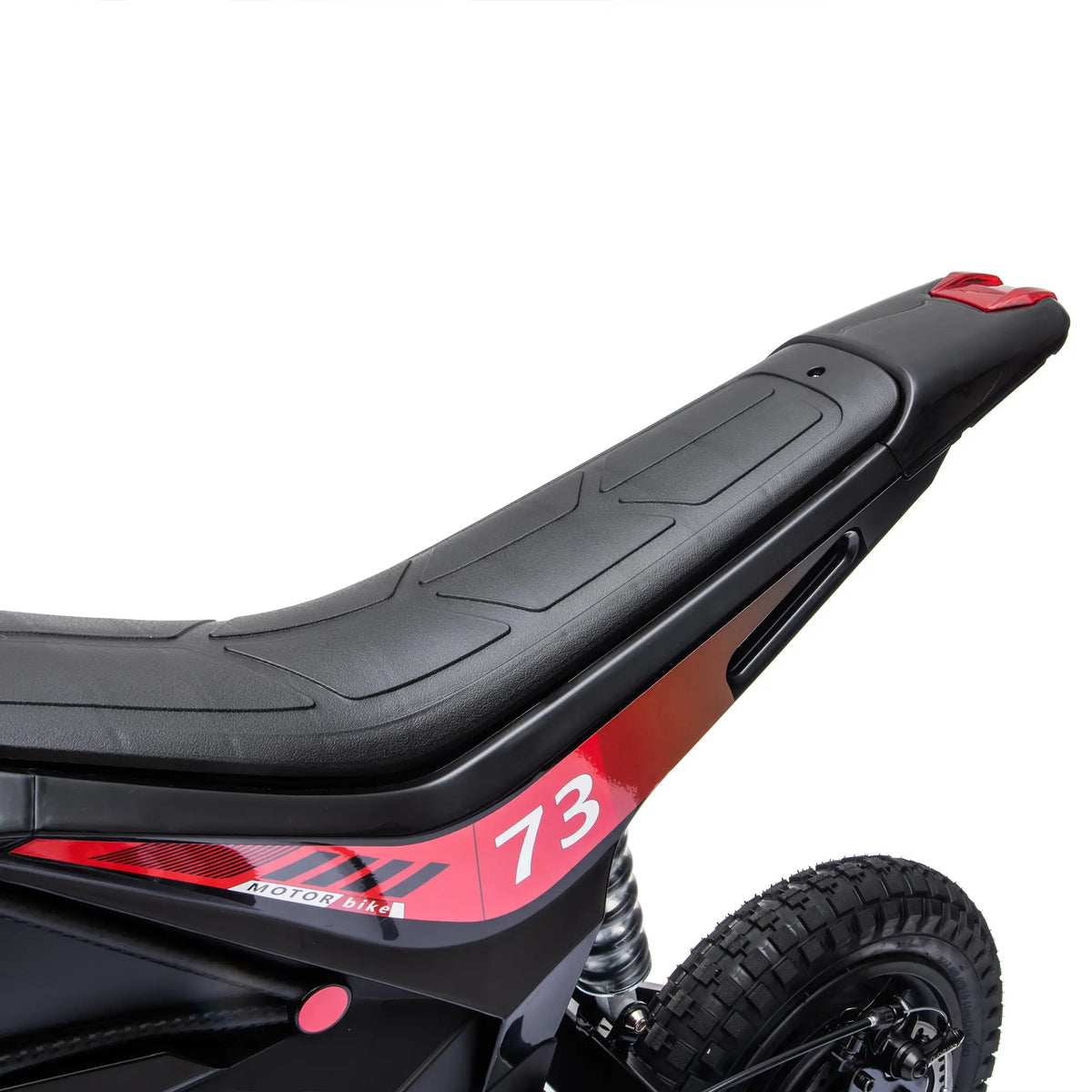 24V Kids Electric Motorcycle, Black, 12" Rubber Tires, Black Electric Motorcycles at Gallery Canada