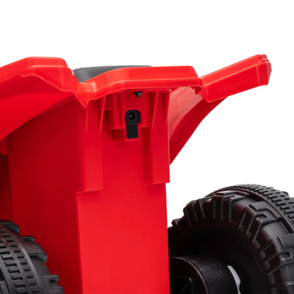 6V Kids ATV Quad, Button Control, 45Mins Runtime, Red Electric Toy Cars at Gallery Canada