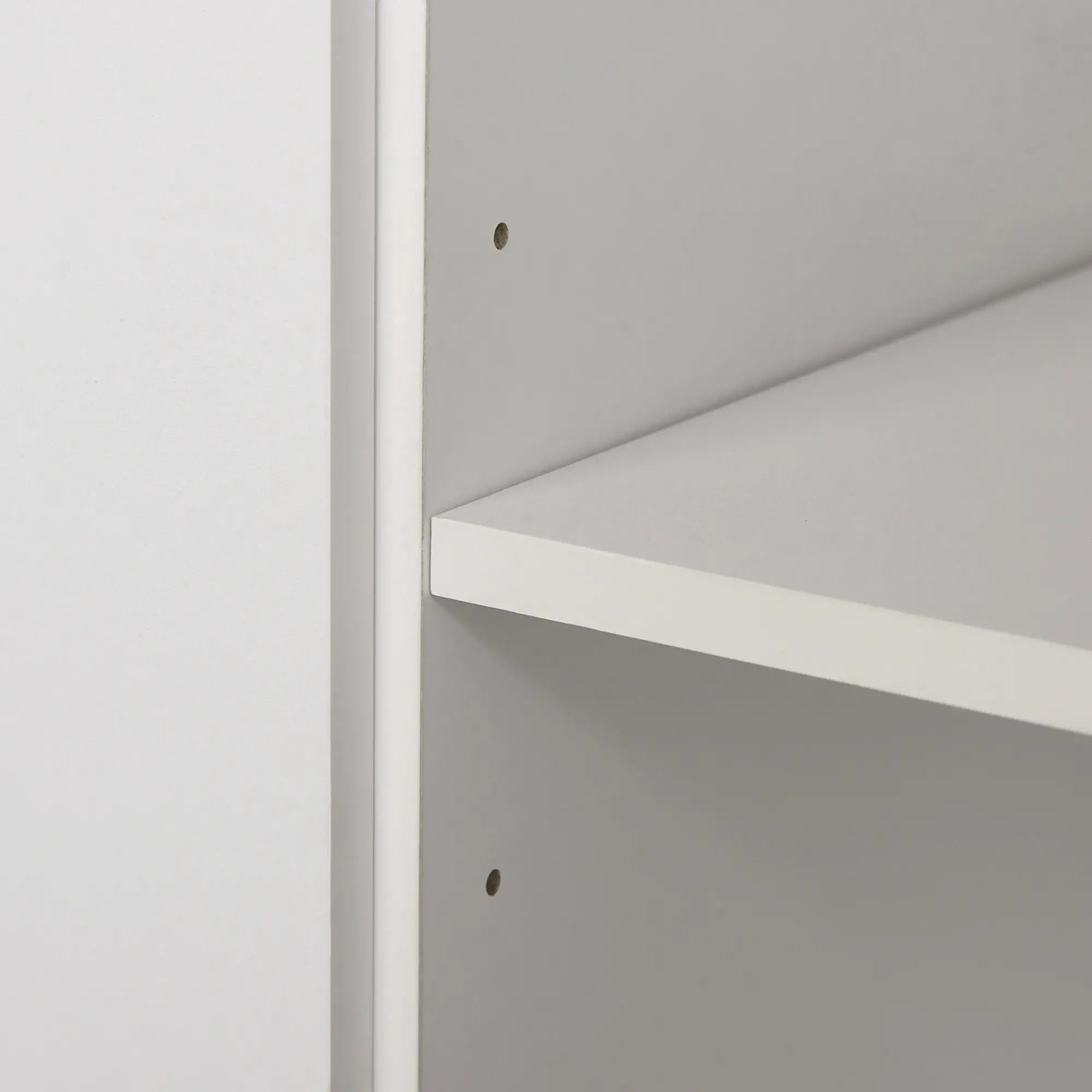 Freestanding Kitchen Buffet, Hutch Storage, 2 Door Cabinets, 3 Drawers, White Kitchen Pantry Cabinets at Gallery Canada