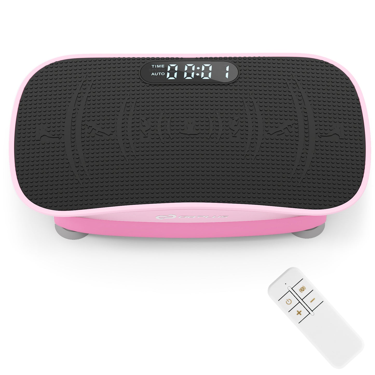 Vibration Plate Exercise Machine, 10 Speed Intensities, Pink Vibration Exercise Machines Pink at Gallery Canada