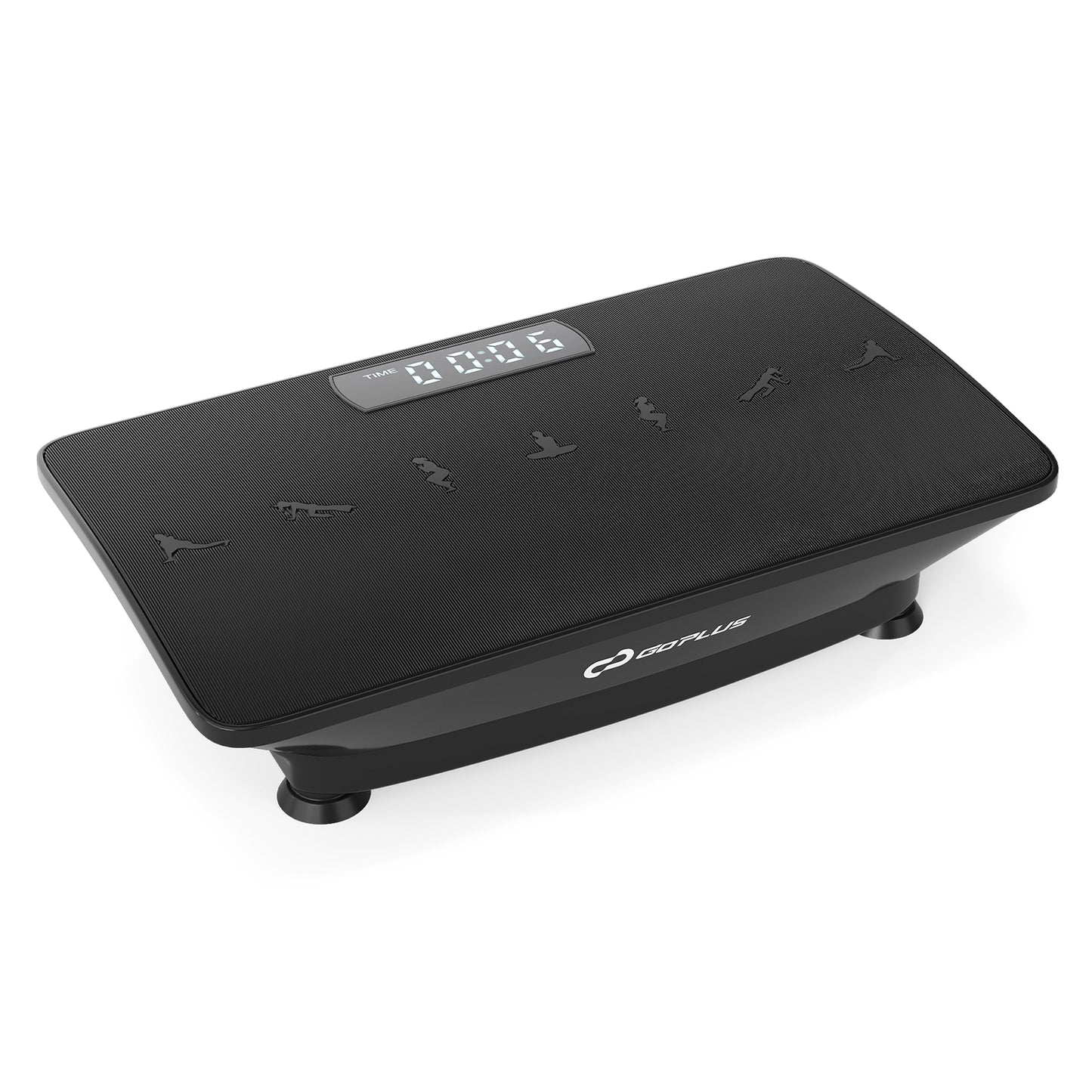 Vibration Plate Exercise Machine with Gravity Sensor for Home, Black Vibration Exercise Machines at Gallery Canada