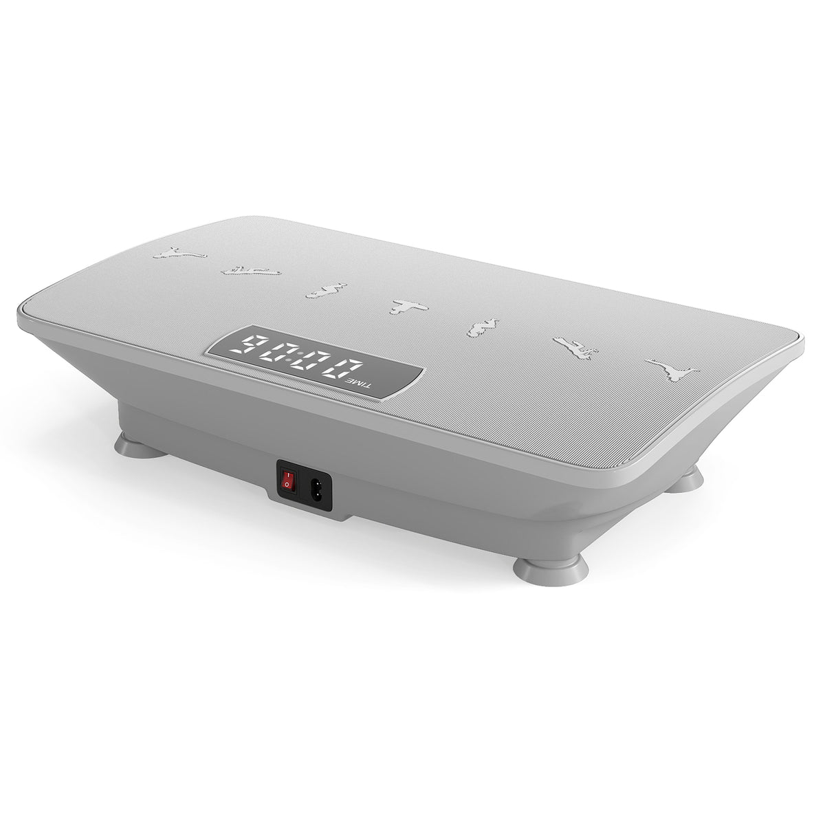 Vibration Plate Exercise Machine with Gravity Sensor for Home, Gray Vibration Exercise Machines at Gallery Canada