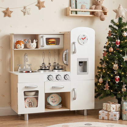 Vintage Play Kitchen Pretend Cooking Playset, White Play Kitchen Sets at Gallery Canada