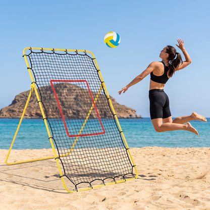 Filet de rebond de volleyball, 4 angles réglables