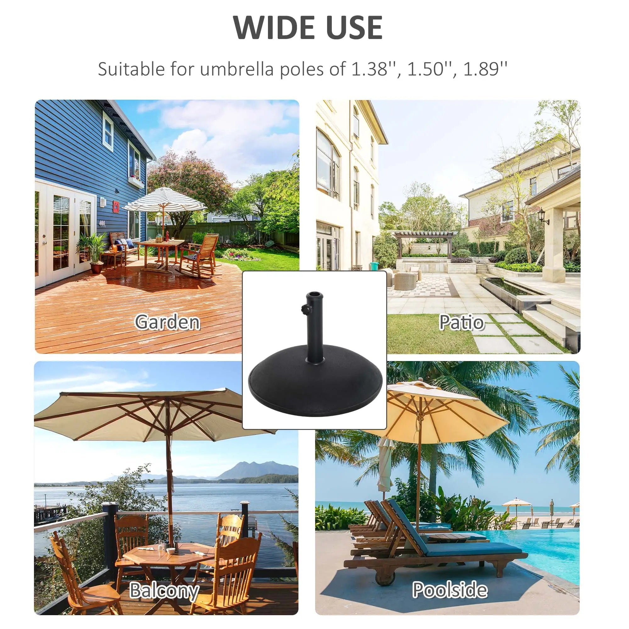 55 lbs Cement Umbrella Base, 20