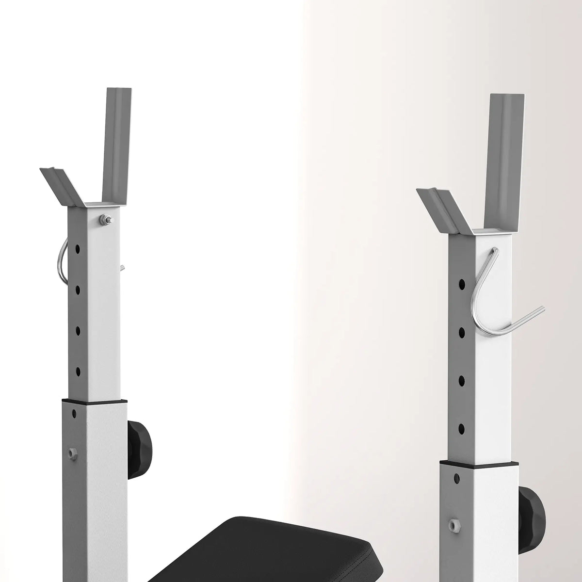 Adjustable Weight Bench, Squat Rack, Preacher Curl Pad, Leg Developer, Grey Weight Benches at Gallery Canada