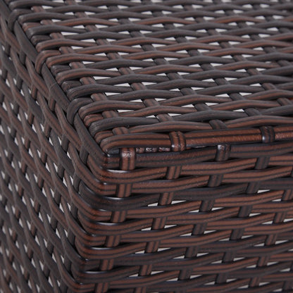 Set of 3 Wicker Nesting Tables, Rattan, All Weather, Brown Bistro Sets at Gallery Canada