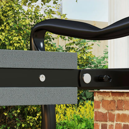 Foldable Garden Kneeler Seat, Thick EVA Foam Pad, Tool Pouch, Grey Garden Accessories at Gallery Canada