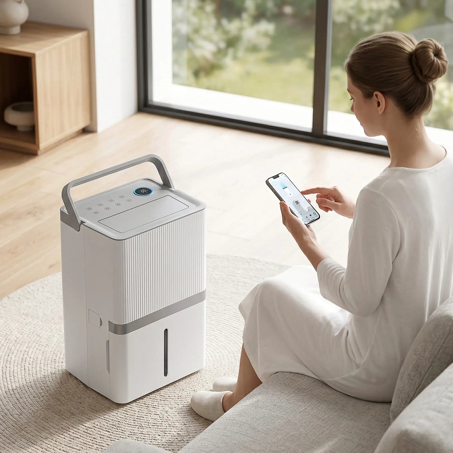 100 Pint Smart Dehumidifier, 5200 Sq Ft, WiFi, App Control Home Dehumidifiers at Gallery Canada