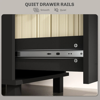 4 Drawer File Cabinet with Lock, A4 Letter Size, Black Office Cabinets & Cupboards at Gallery Canada
