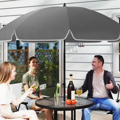 6 Piece Patio Dining Set, Glass Table, Folding Chairs, Cream White Outdoor Dining Sets at Gallery Canada
