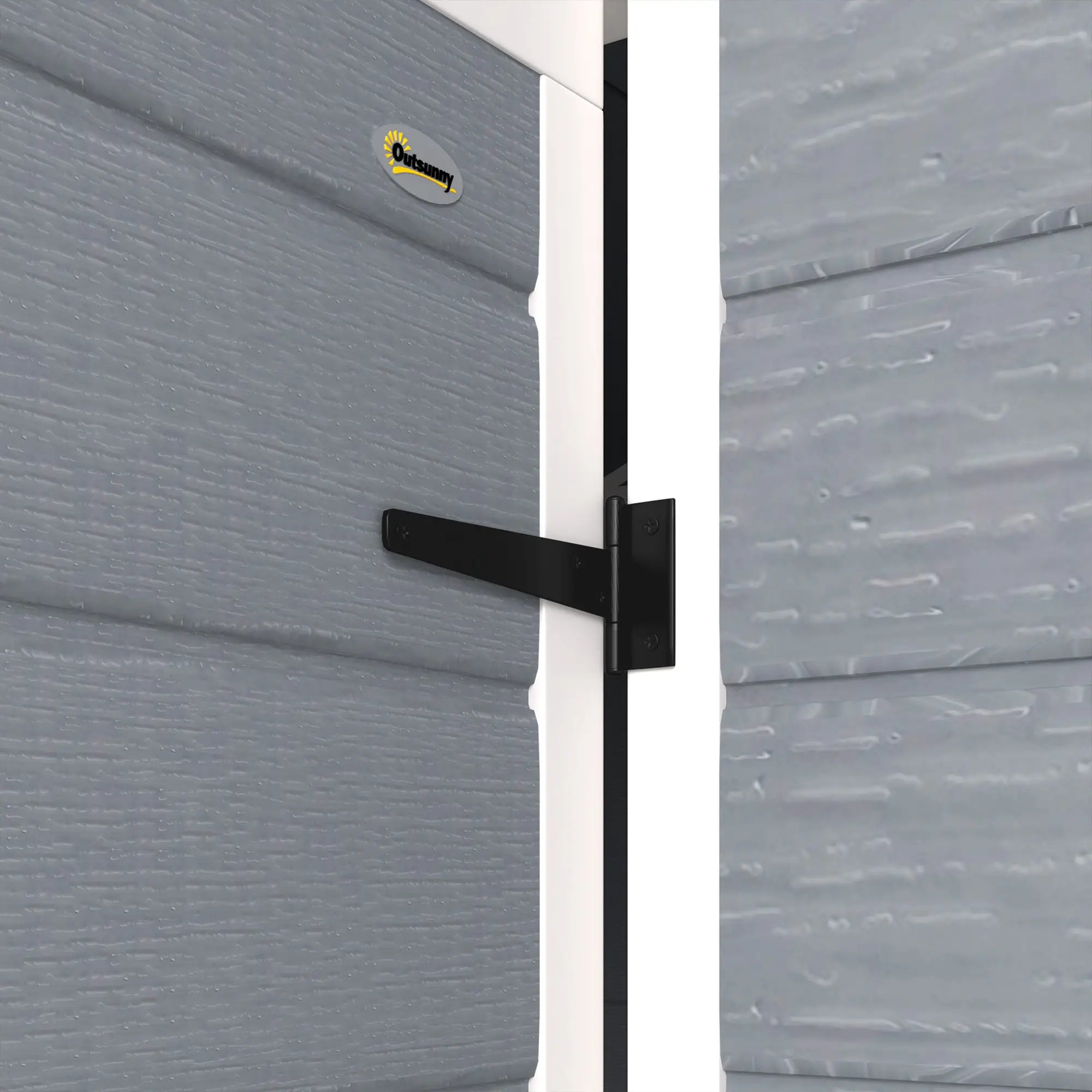 6' x 4' Plastic Garden Shed, Waterproof, Grey Sheds at Gallery Canada